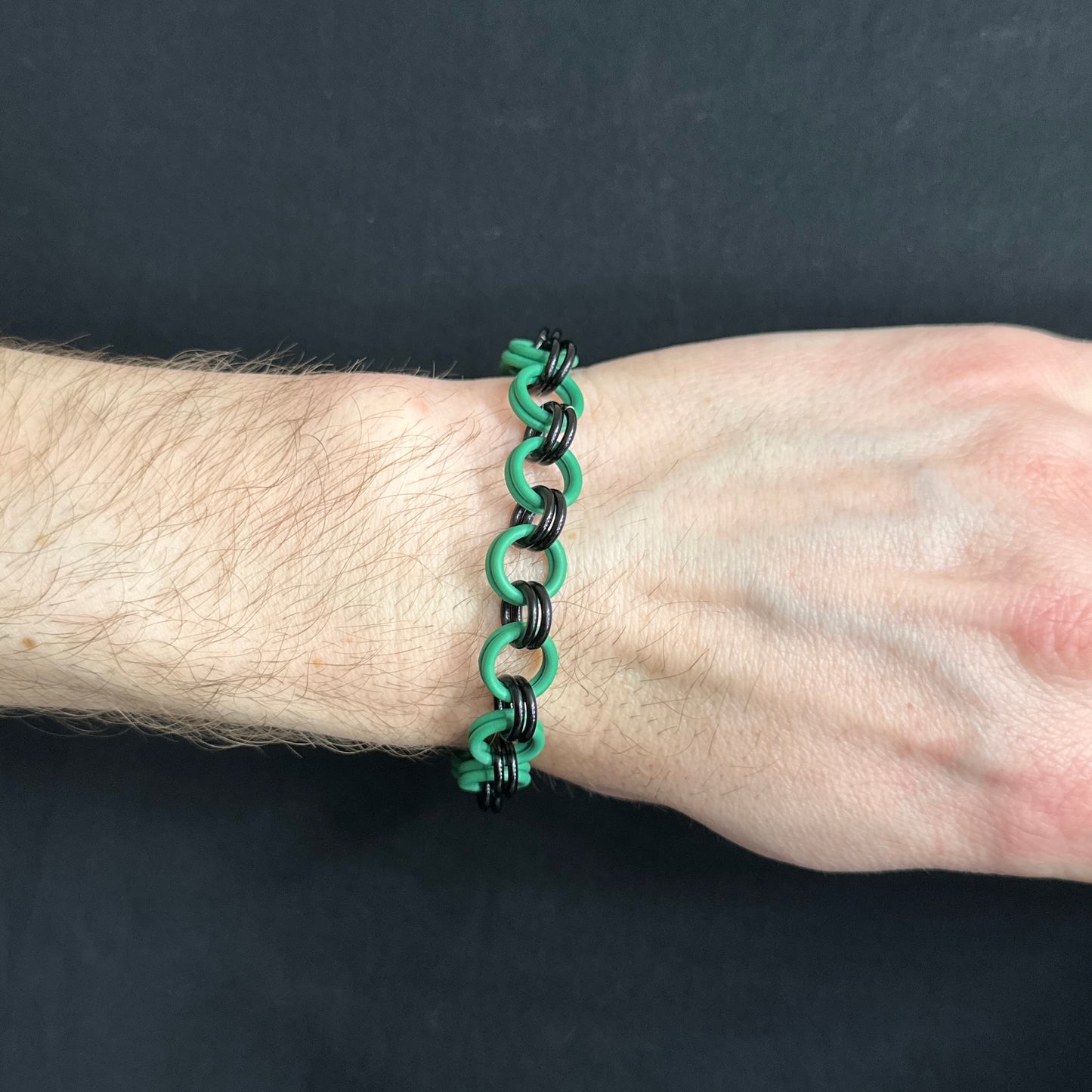 The Bracelet: Black / Green