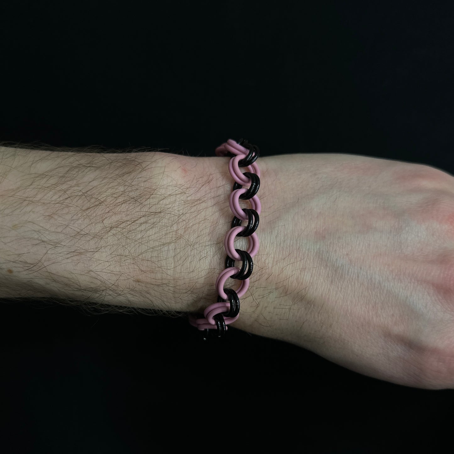 The Bracelet: Black / Pink