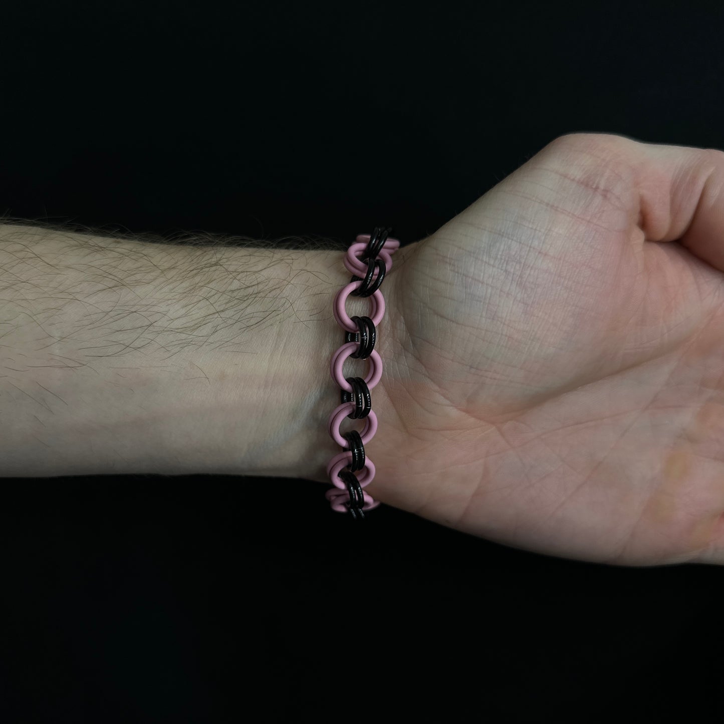 The Bracelet: Black / Pink