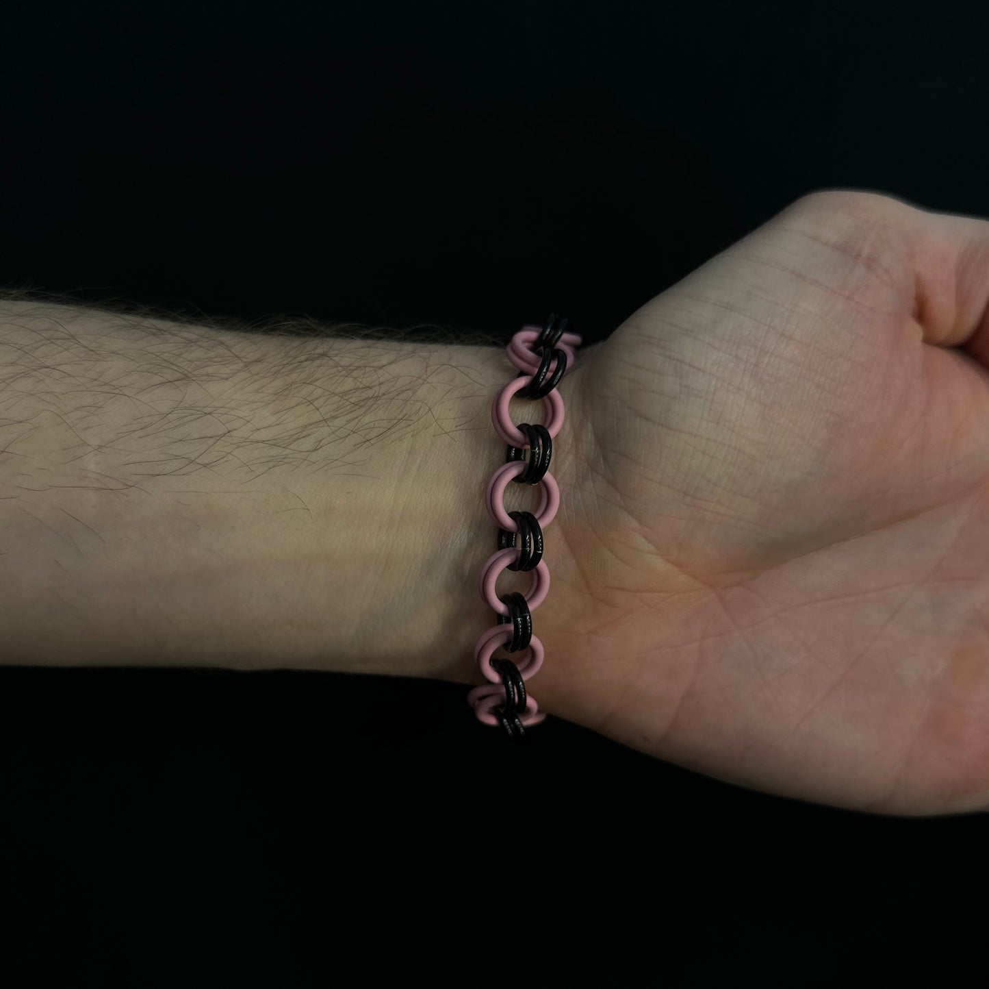 The Bracelet: Black / Pink