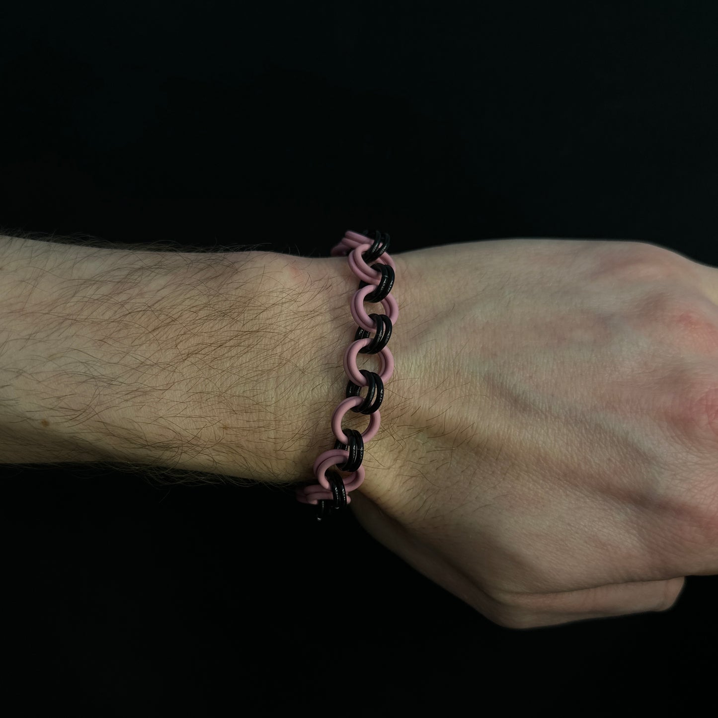 The Bracelet: Black / Pink