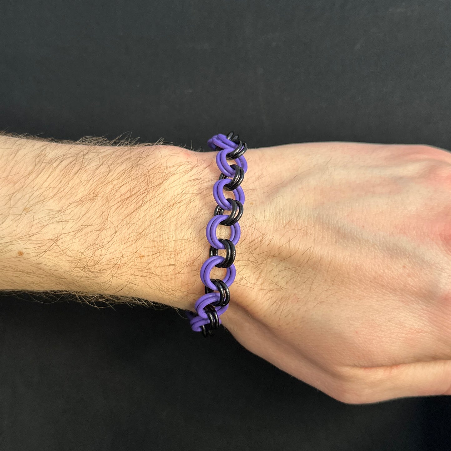 The Bracelet: Black / Purple