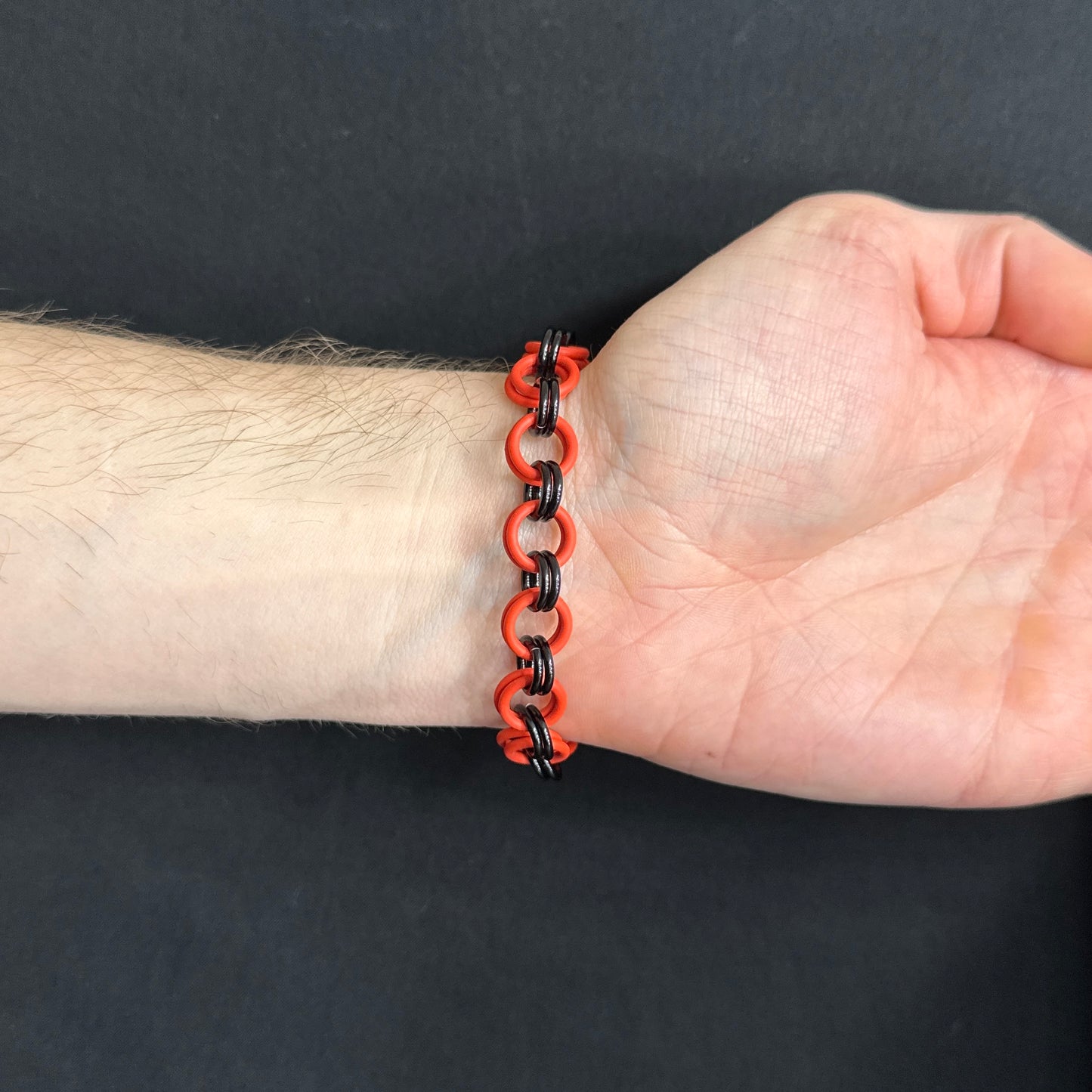 The Bracelet: Black / Red