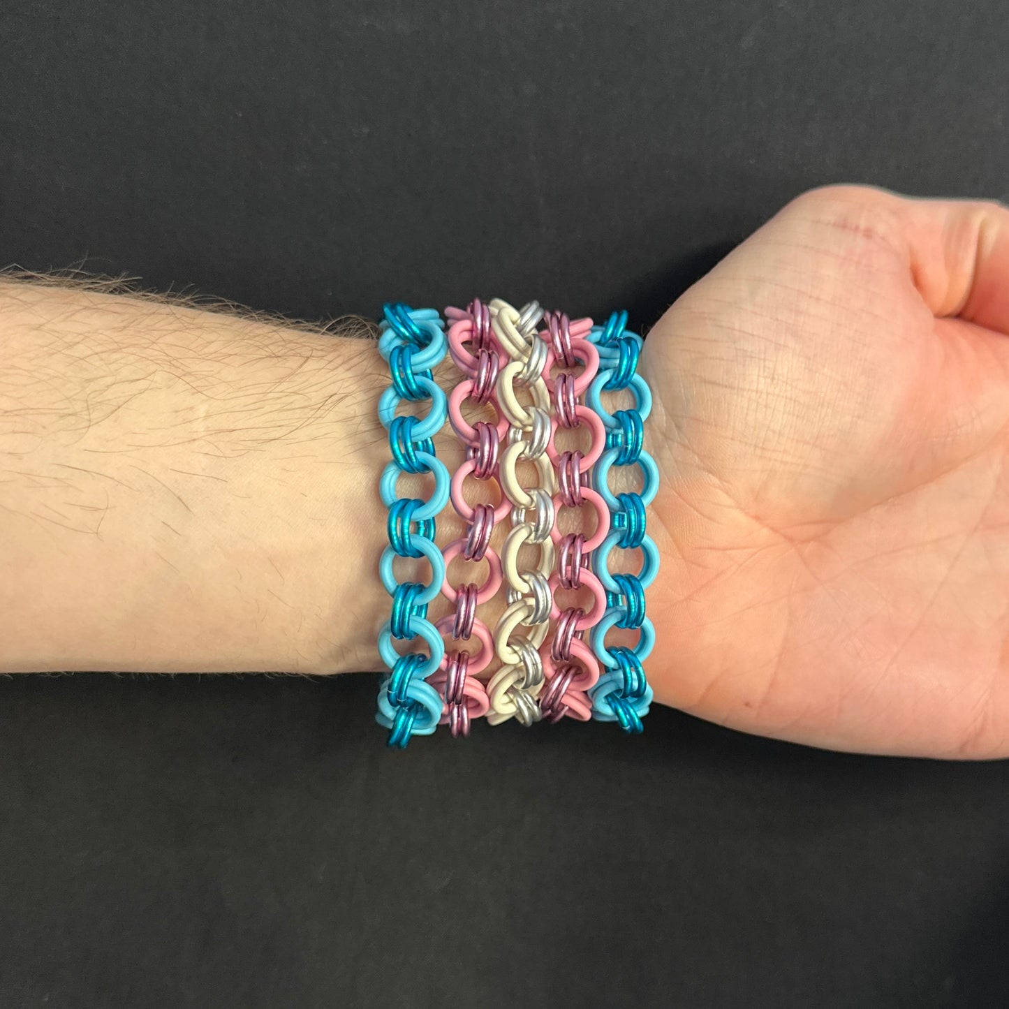 Bracelet Set: Trans Pride Five Pack