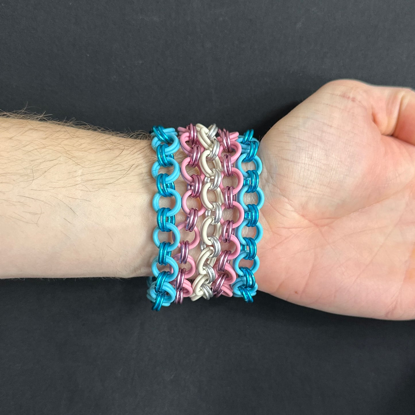 Bracelet Set: Trans Pride Five Pack