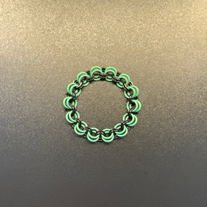 The Bracelet: Black / Green