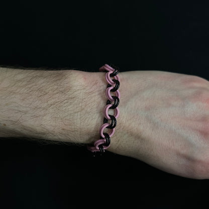 The Bracelet: Black / Pink