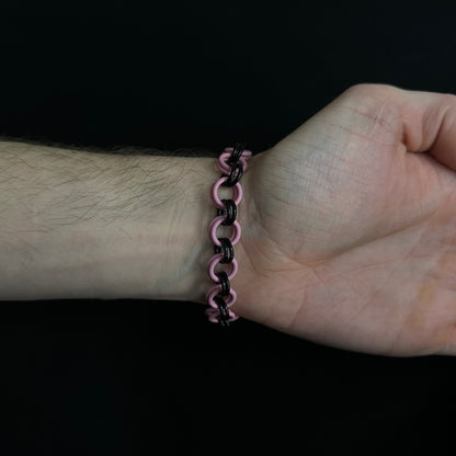 The Bracelet: Black / Pink