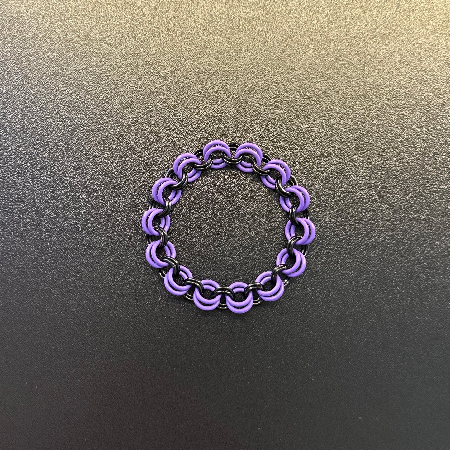 The Bracelet: Black / Purple