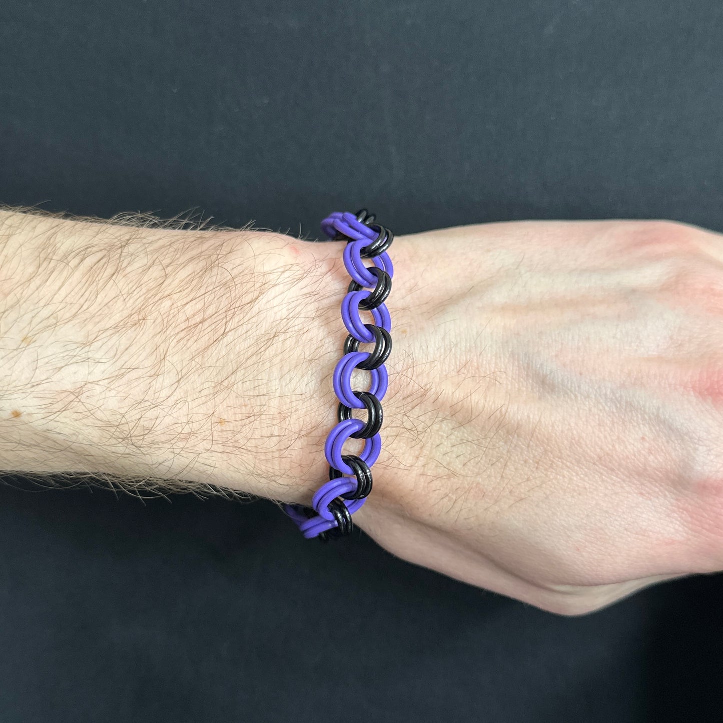 The Bracelet: Black / Purple