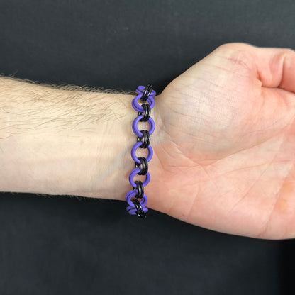 The Bracelet: Black / Purple