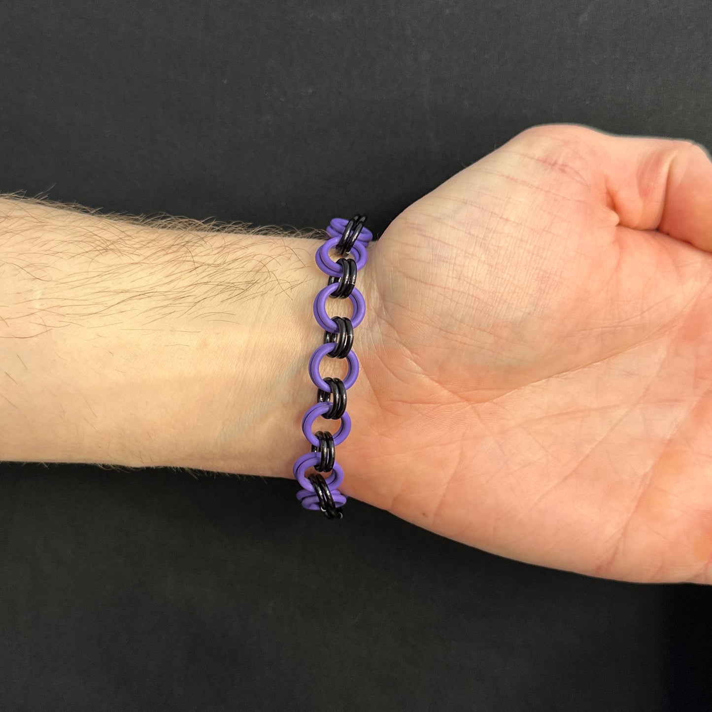The Bracelet: Black / Purple