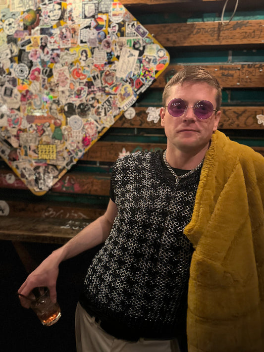 Houndstooth Sweater Vest