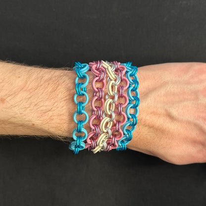 Bracelet Set: Trans Pride Five Pack
